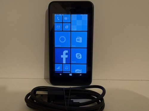 Nokia lumia 530 4gb schwarz - schwarz, o2